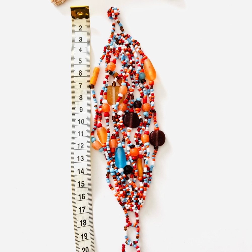 Handmade Colorful Beaded Spring/Summer Bracelet - Picture 4 of 4